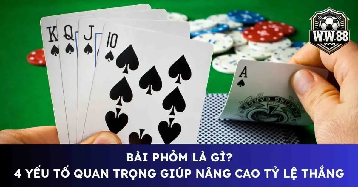 Bài phỏm là gì? 4 yếu tố quan trọng giúp nâng cao tỷ lệ thắng 4 Bài phỏm là gì