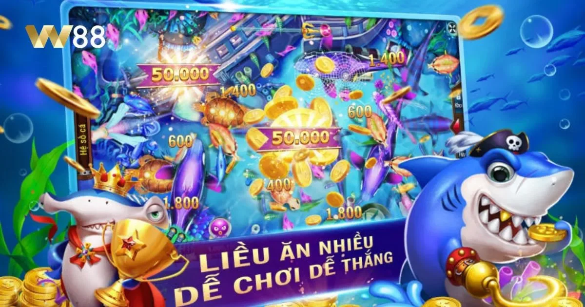 Các loại vũ khí thường dùng trong bắn cá ăn xu tại WW88