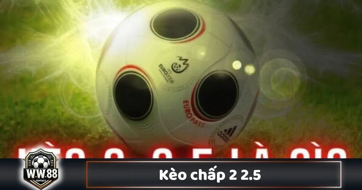 Kèo Chấp 2 2.5 Là Gì? Cách Đọc Kèo & Đặt Cược Tại WW88